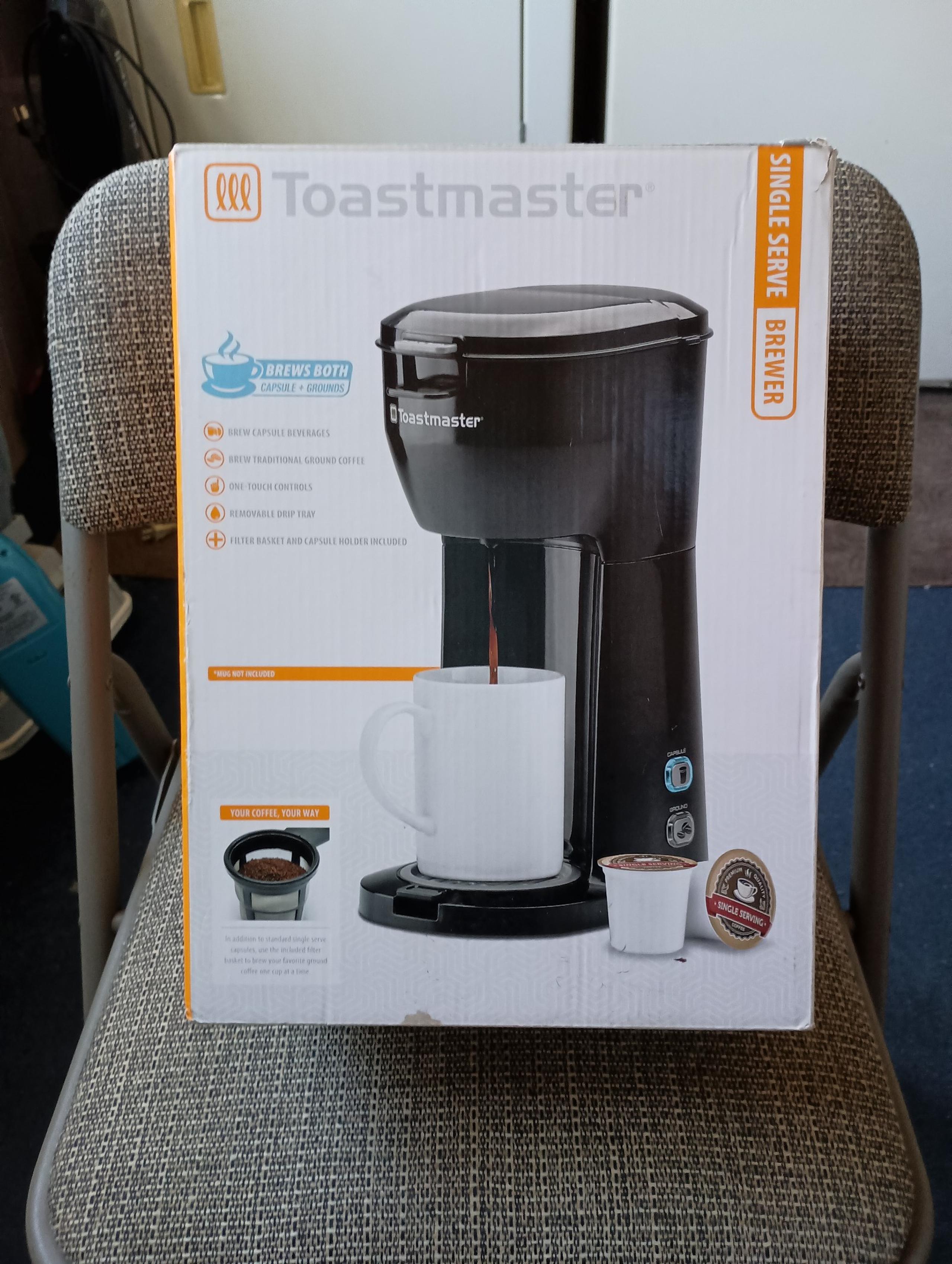single serve brewer coffee maker - Toastmaster