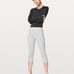 Lululemon Speed Up Crop 21 Wee Are From Space Nimbus Battleship Sz 6