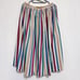 Striped skirt.