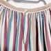 Striped skirt.