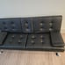 Convertible Folding Futon Sofa Bed Sleeper Couch for Living Room Faux Leather