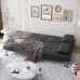 Convertible Folding Futon Sofa Bed Sleeper Couch for Living Room Faux Leather