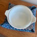 Pyrex Homestead 475 and quilted cover