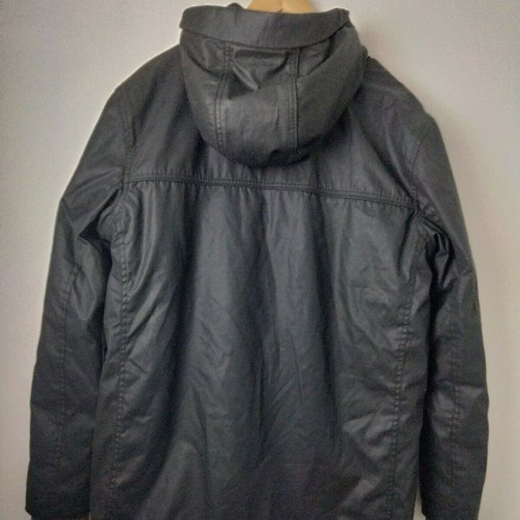 Mazine hooded knock parka sherpa jacket