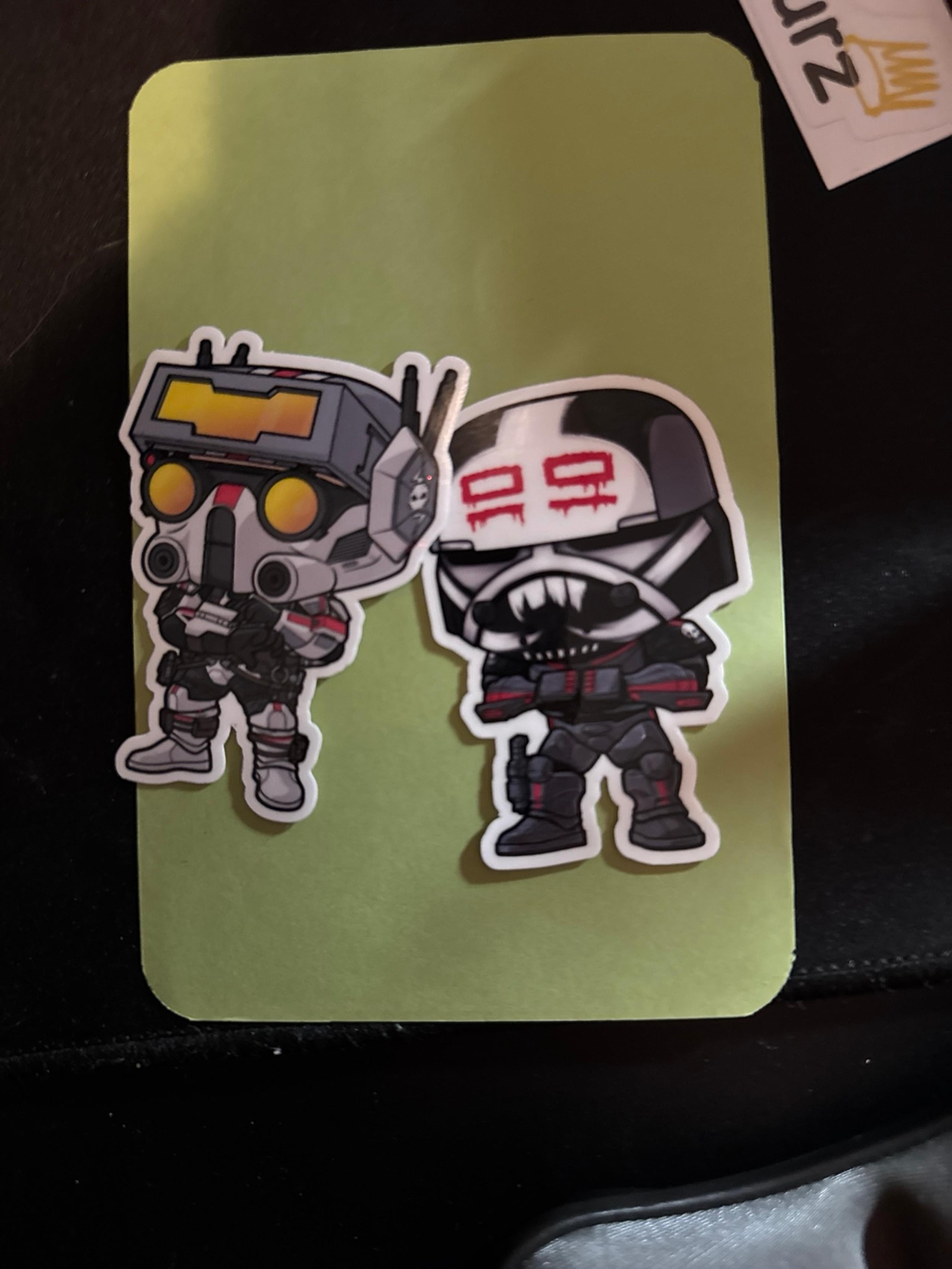 Star Wars Bad batch waterproof funko pop stickers