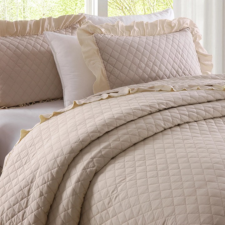 3 Piece Quilt Bedding Set Queen, 88 x92 -HJ6