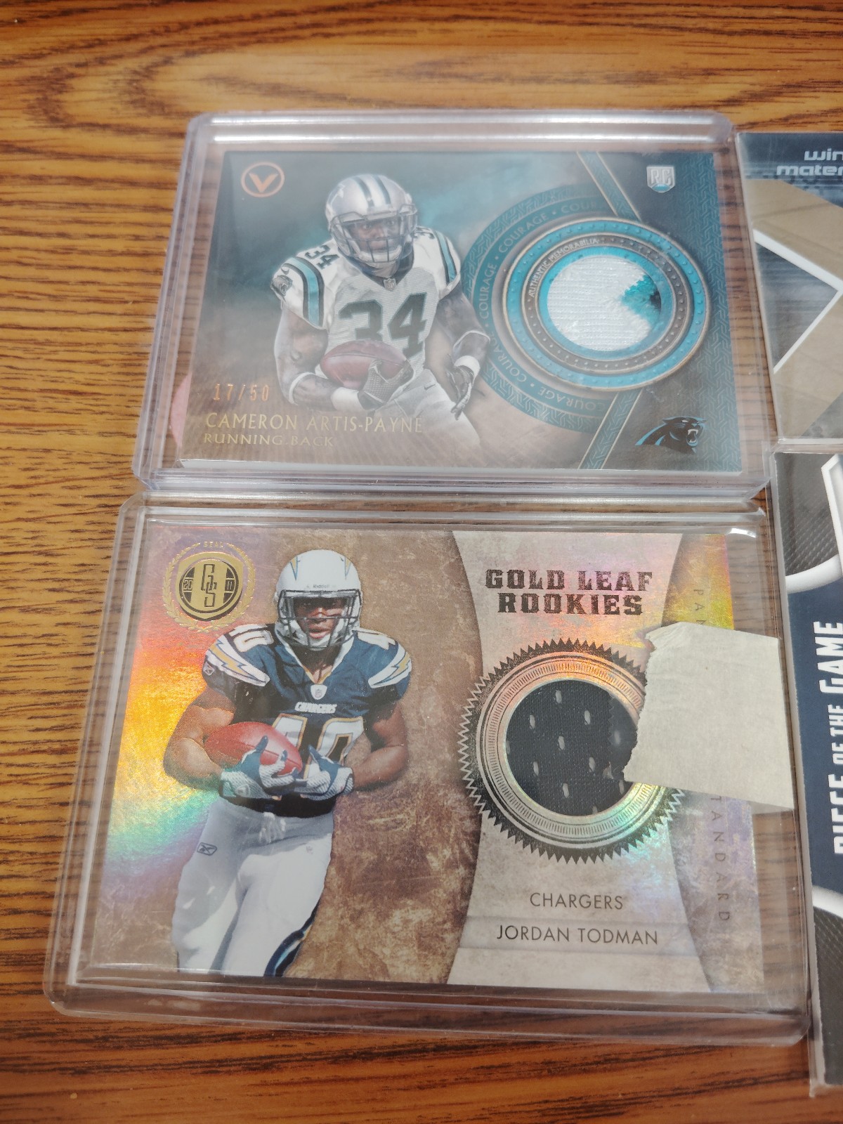 5 card patch lot. ALL NUMBERED