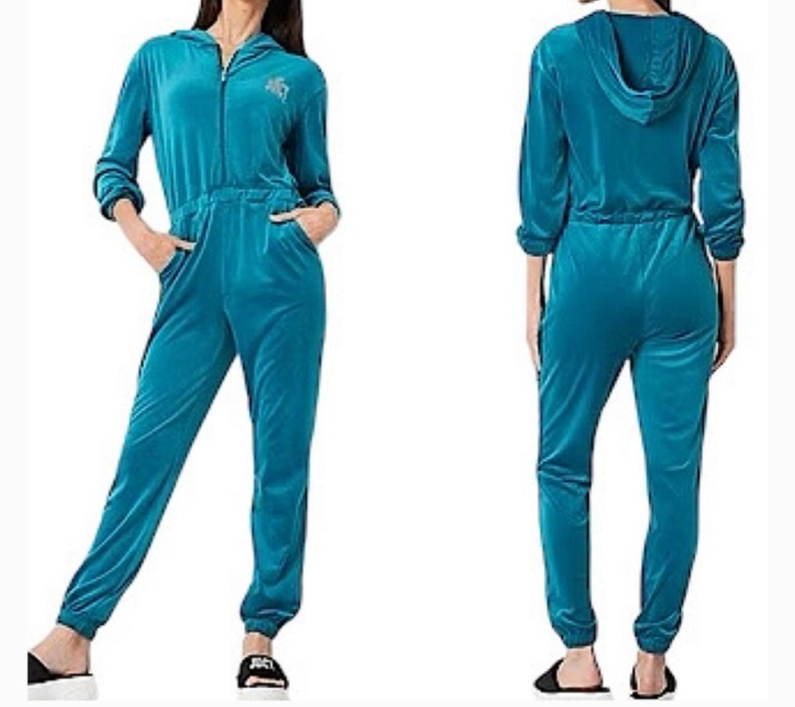 1 piece Jumpsuit Juicy by Juicy Couture Velour Hooded medium New With Tags