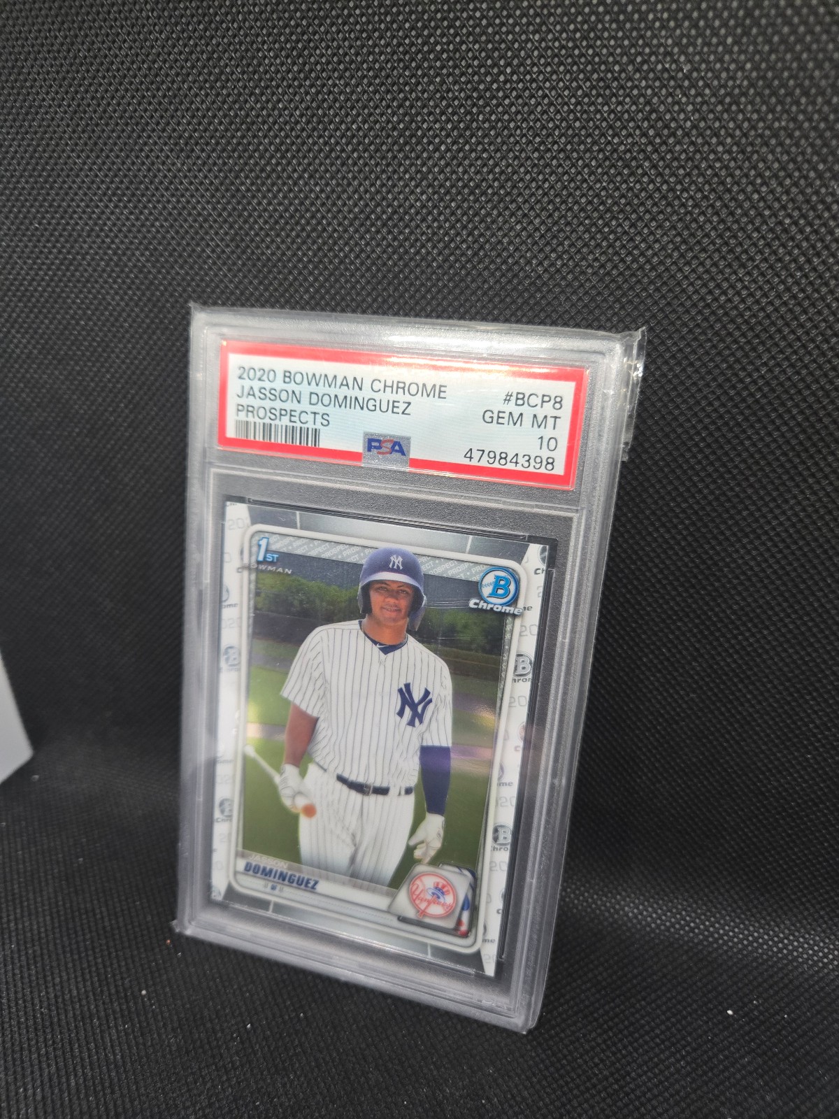 2020 Bowman Jasson Dominguez Chrome Prospects #BCP-8 Yankees PSA 10