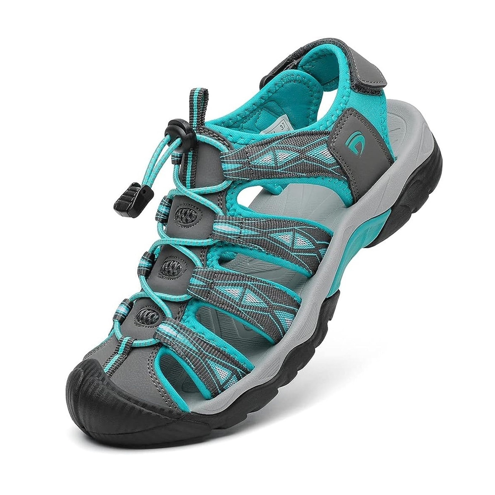 Dannto Women's Sport Hiking Sandals Closed Toe Size 37