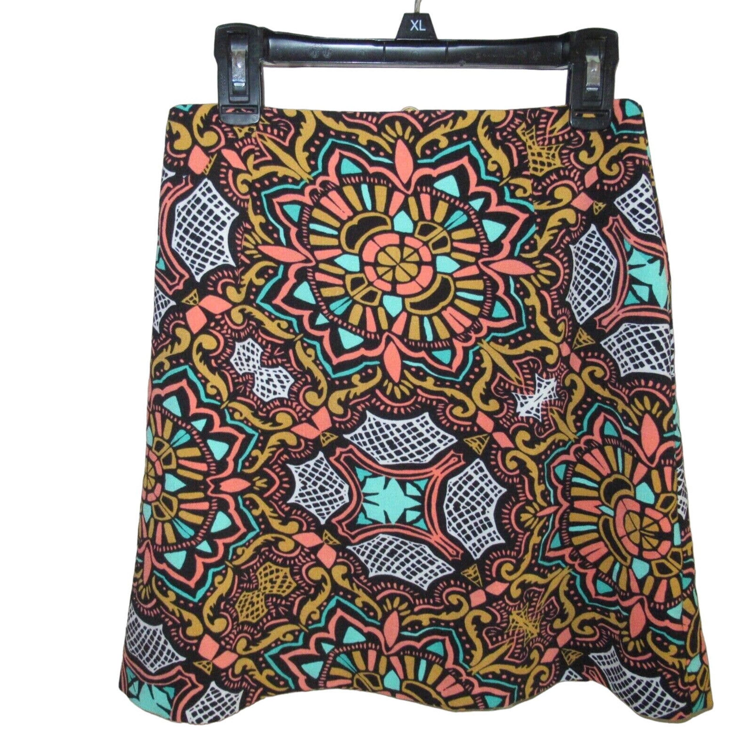 Minkpink Mini Skirt Wild Colorful Print Size XS
