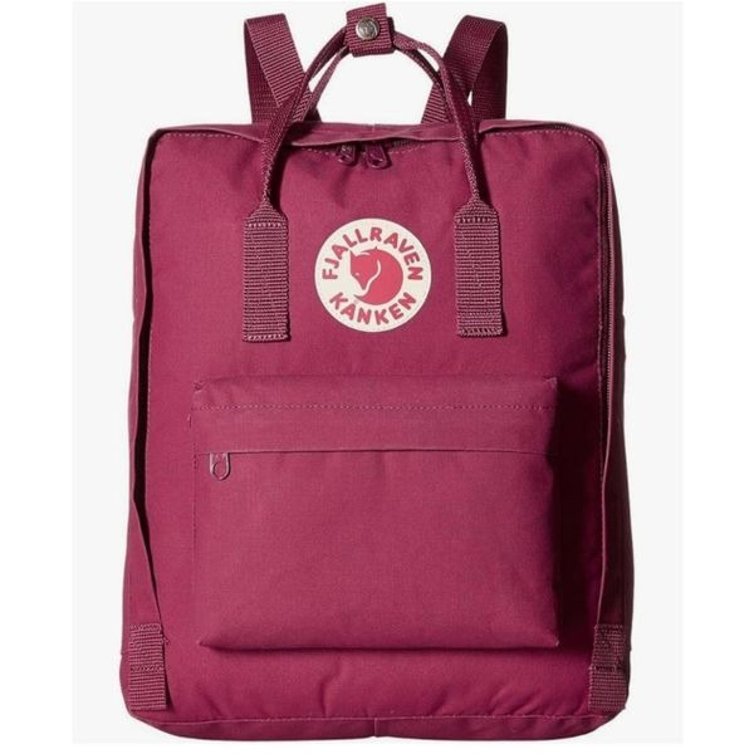 Fjallraven Kanken Plum Backpack New Waterbottle Pockets, Durable, 15x11x4.5
