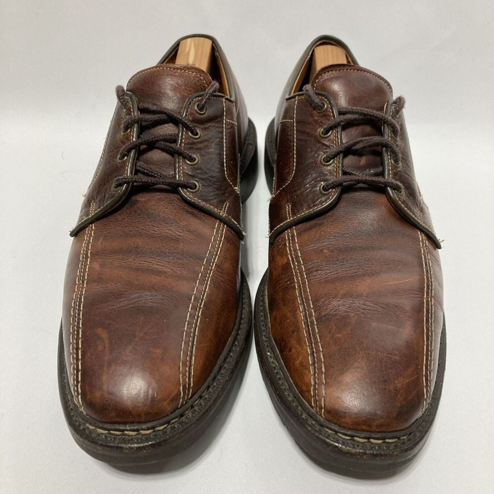 Allen Edmonds Mapleton Brown Leather Lace Up Derby Dress Shoes Men's Size 11.5 B