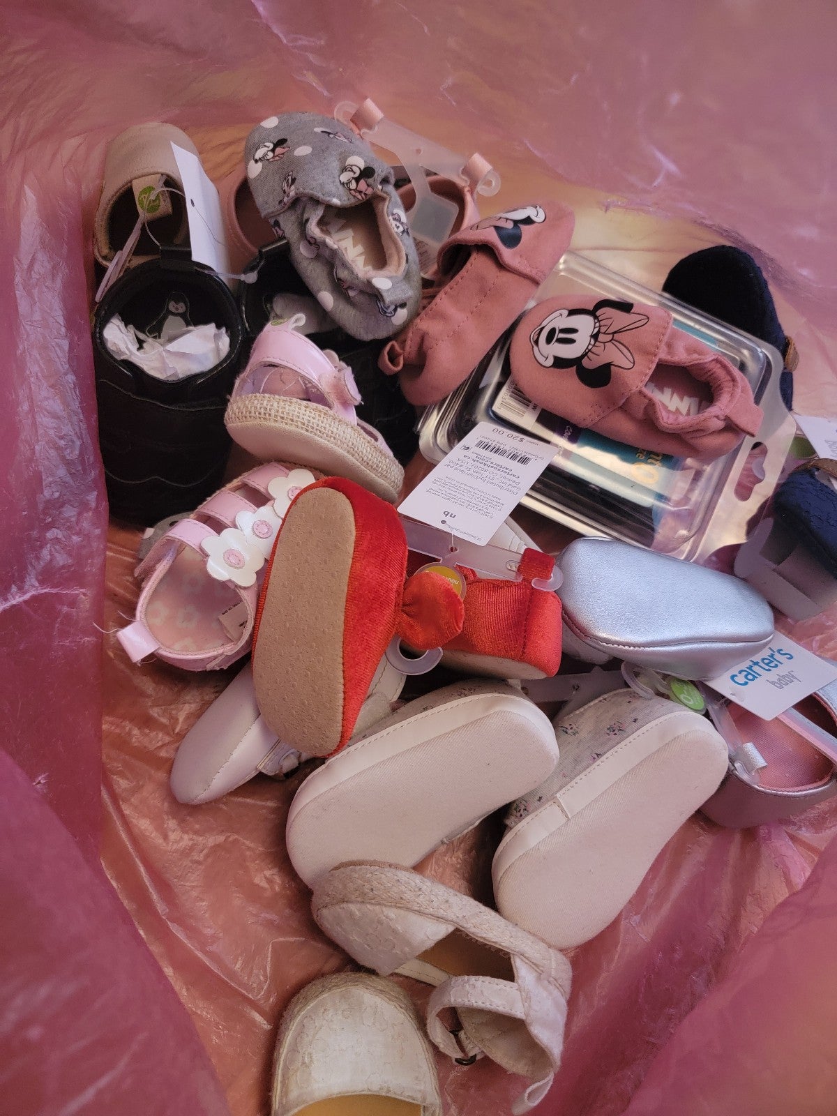 Baby shoes lot