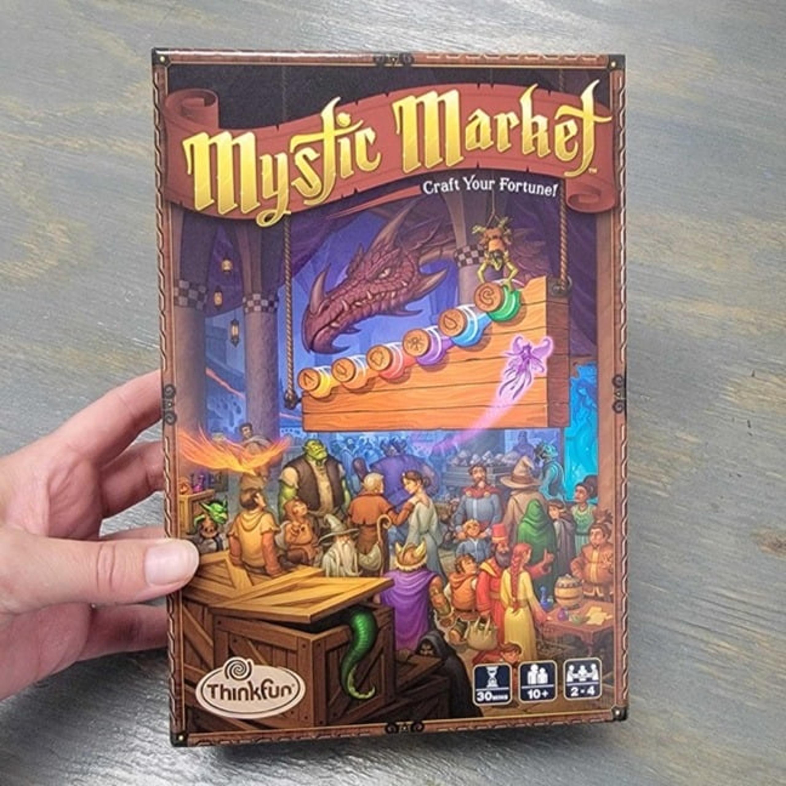 Mystic Market Strategy Card Game - ThinkFun fast-paced family game