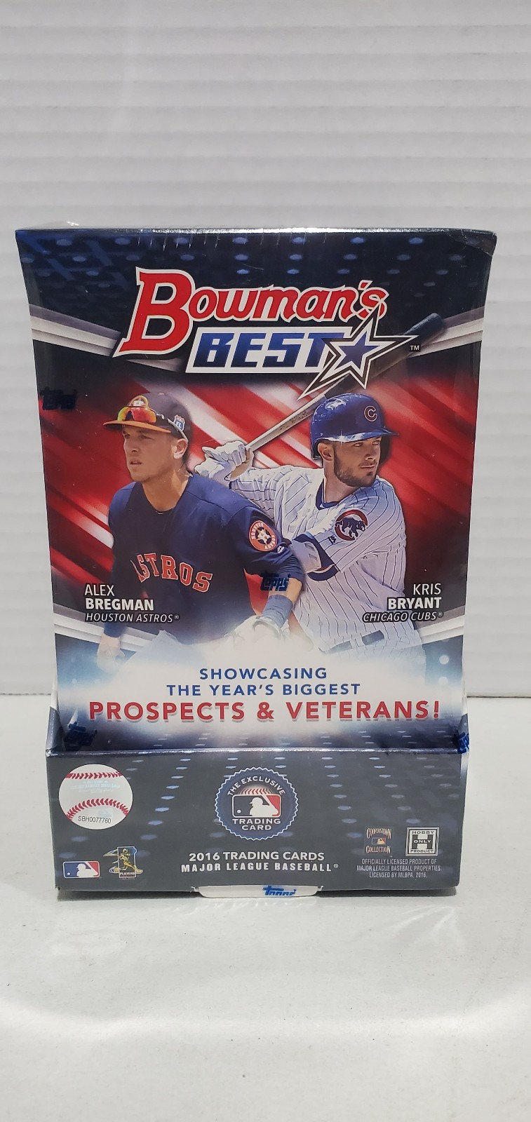 2016 Bowman's Best Baseball Master HOBBY Box NEW 4 Auto Sealed MLB Topps Seager?