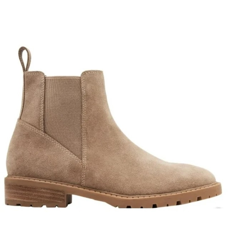 Steve Madden Women's Lorali Tan Suede Chelsea Boots Size 8