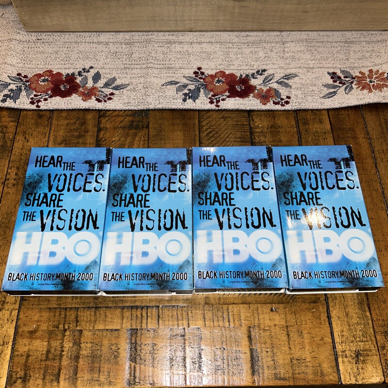 Hear The Voices Share The Vision Black History 2000 Month VHS HBO Set Lot Rare
