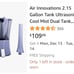 Cool mist humidifier