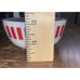 HAZEL ATLAS MCM Red & White Candy Stripe 4 3/4 Milk Glass Cereal Bowls-SET OF 5