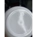 HAZEL ATLAS MCM Red & White Candy Stripe 4 3/4 Milk Glass Cereal Bowls-SET OF 5