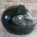 Black motorcycle helmet