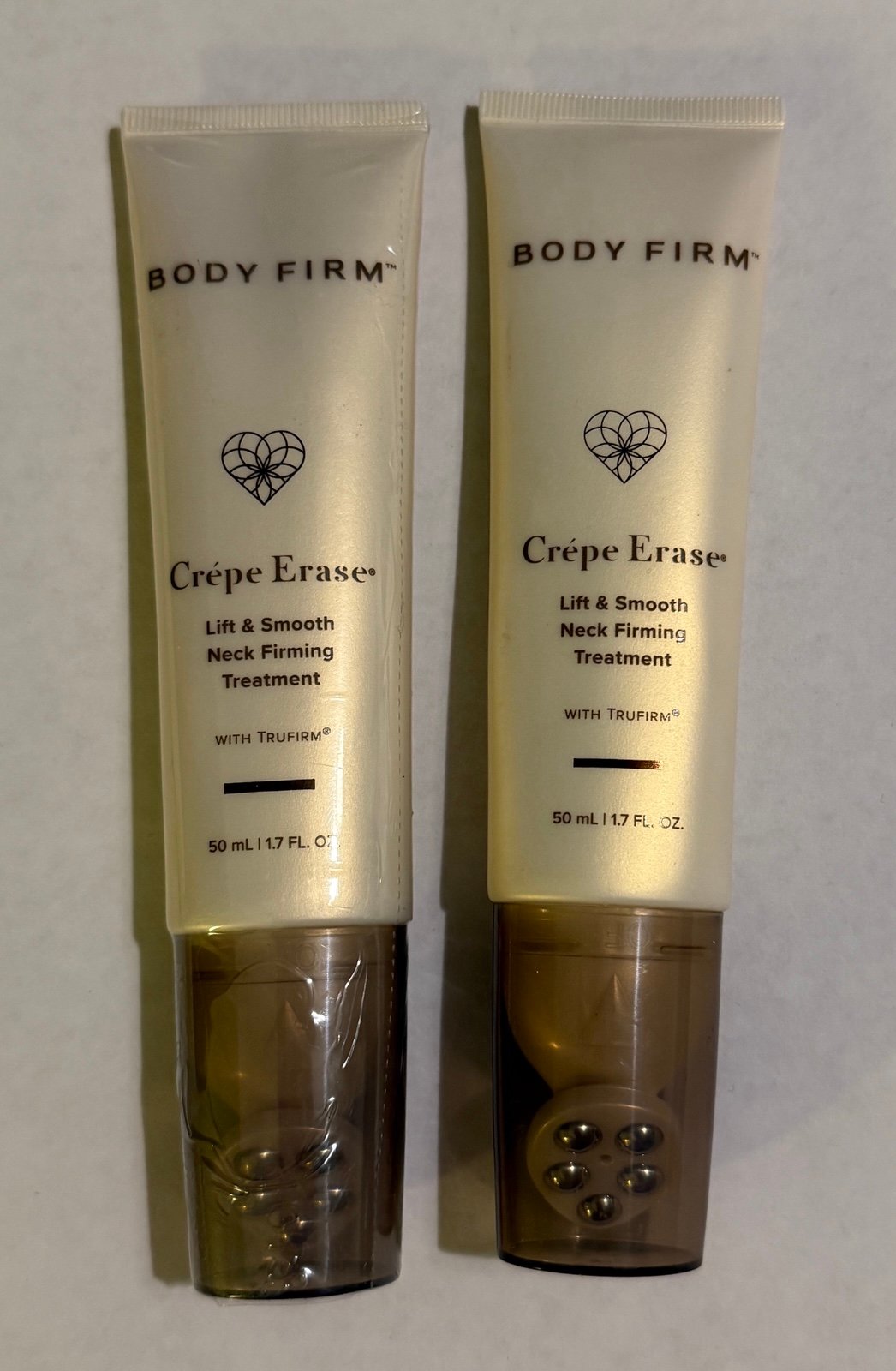 Crepe Erase Lift & Smooth Neck Firming Treatment by The Body Firm 2 Tubes **READ