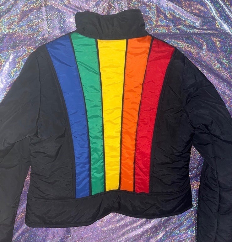 Tommy hilfiger rainbow jacket best sale