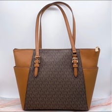 Michael Kors Charlotte Tote & zip wristlet phone case set