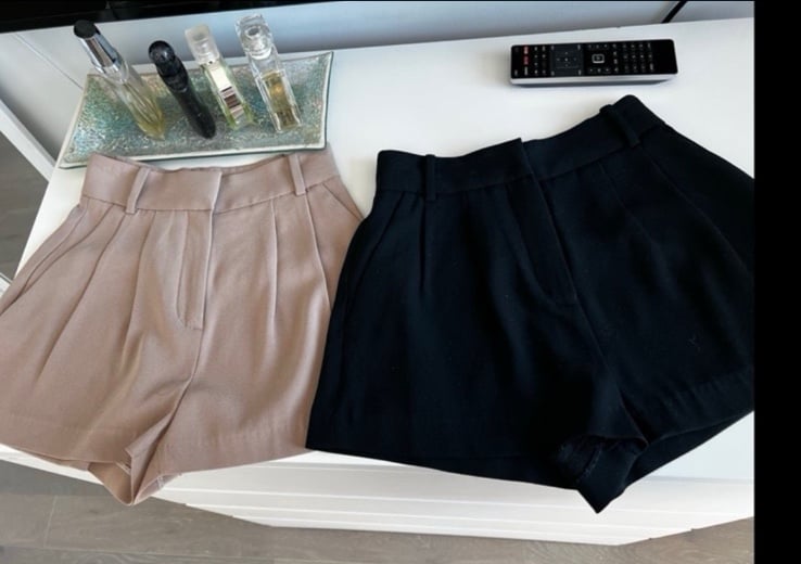 Aritzia Babaton Pleated 3 Short