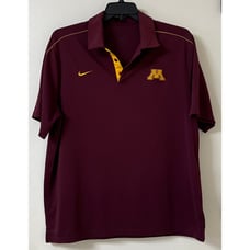 Lot Of University Minnesota Golden Gophers Large Nike Polo Shirts T-Shirt Shorts