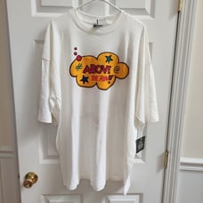 Vintage 90s REEBOK T shirt NBA basketball slammin jammin above the rim XXL
