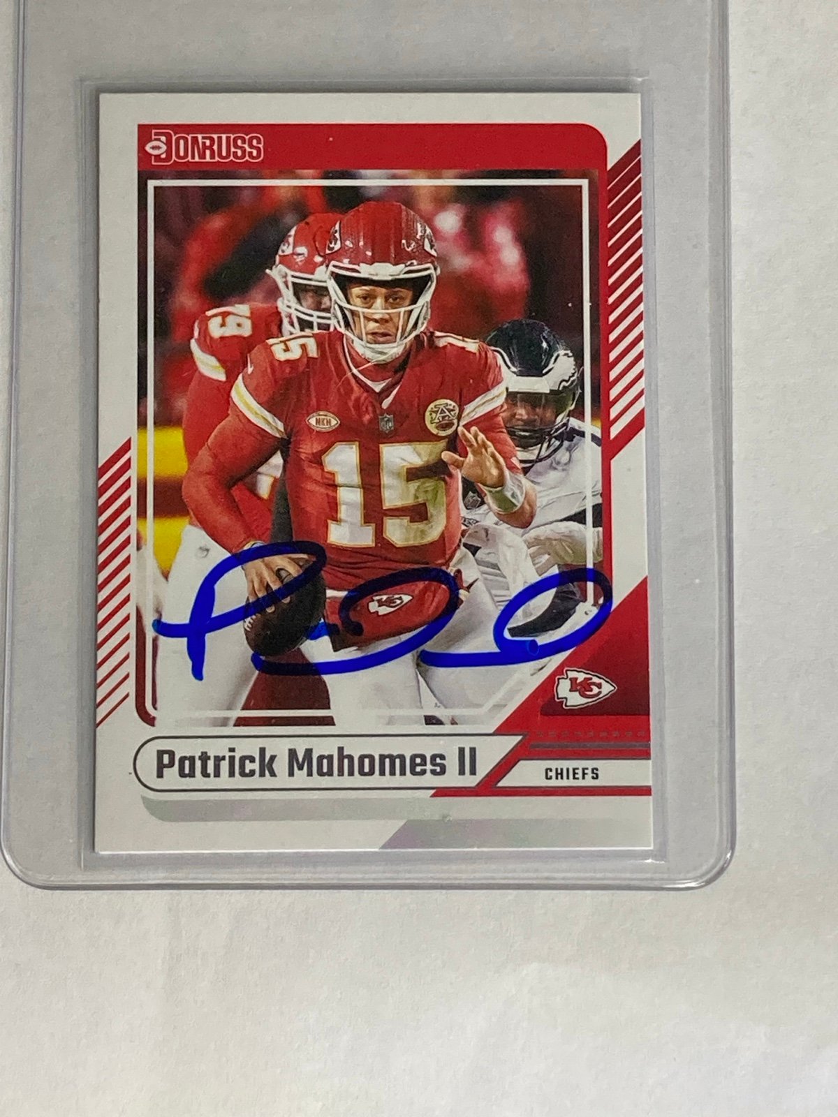 Patrick Mahomes II Auto Autograph Signed KC Kansas City Chiefs NFL Super Bowl