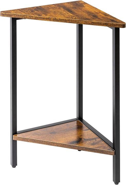 Small Corner Table for small Spaces Living Room Brown