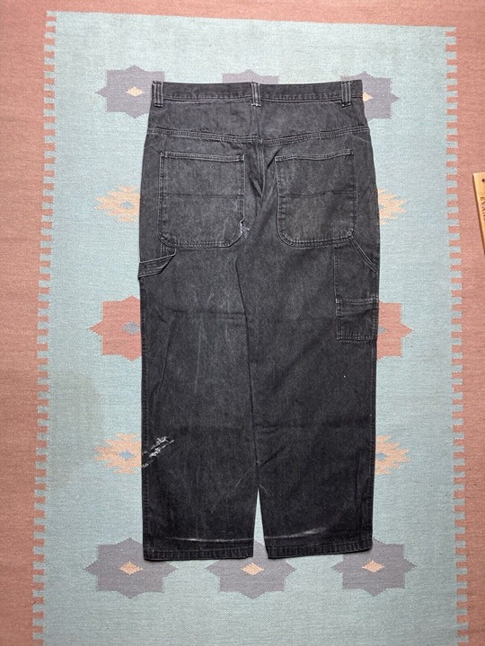 Vtg y2k baggy jeans wide leg pipes carpenter goth grunge JNCO style skater 40x31