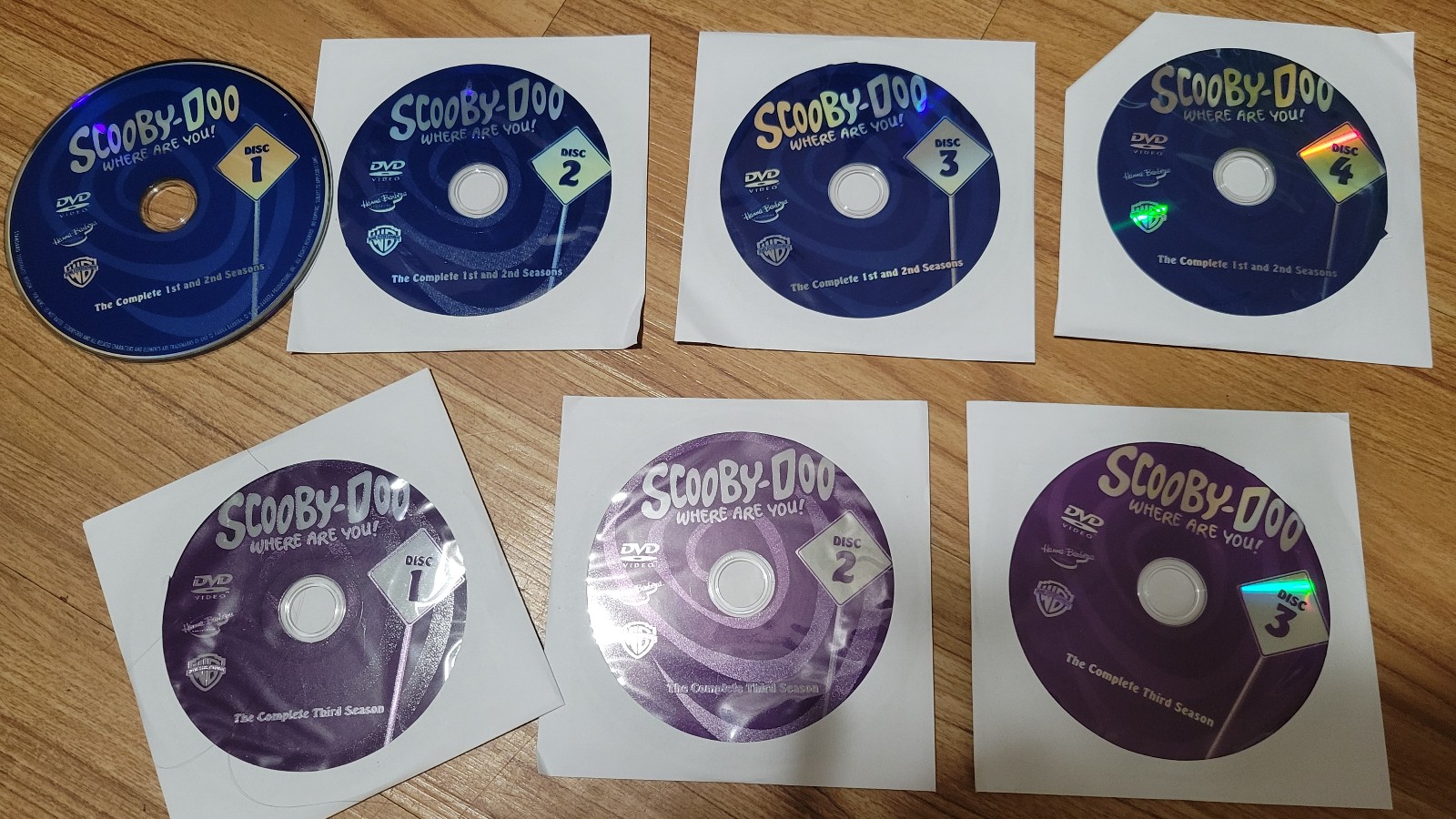 Scooby Doo Where Are You? Full Series 7 Disc Set *discs only*