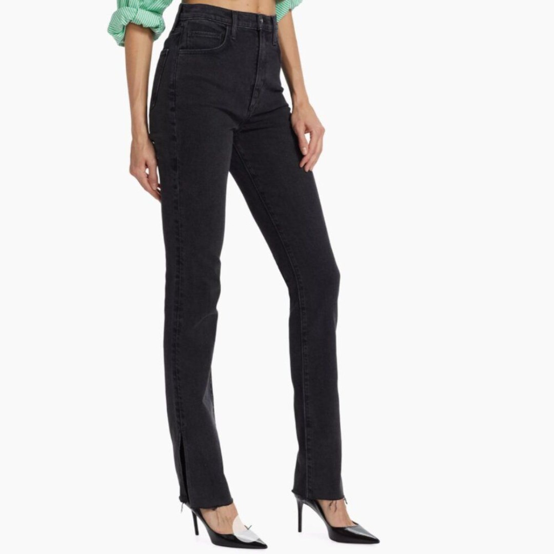 BNWT - FAVORITE DAUGHTER THE VALENTINA BOULDER HIGH RISE STRAIGHT LEG JEAN