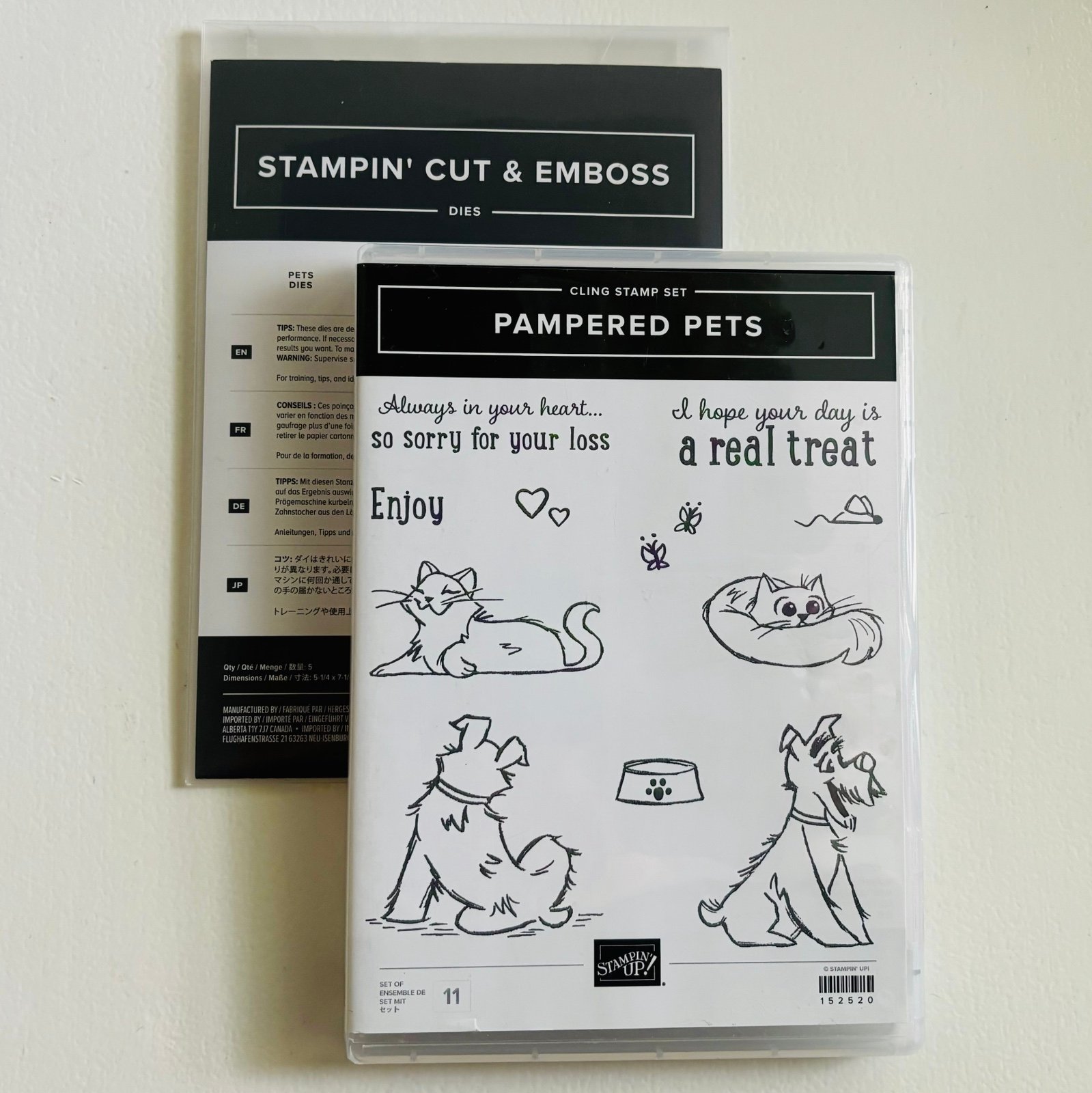 Stampin Up - Pampered Pets + Pets Dies