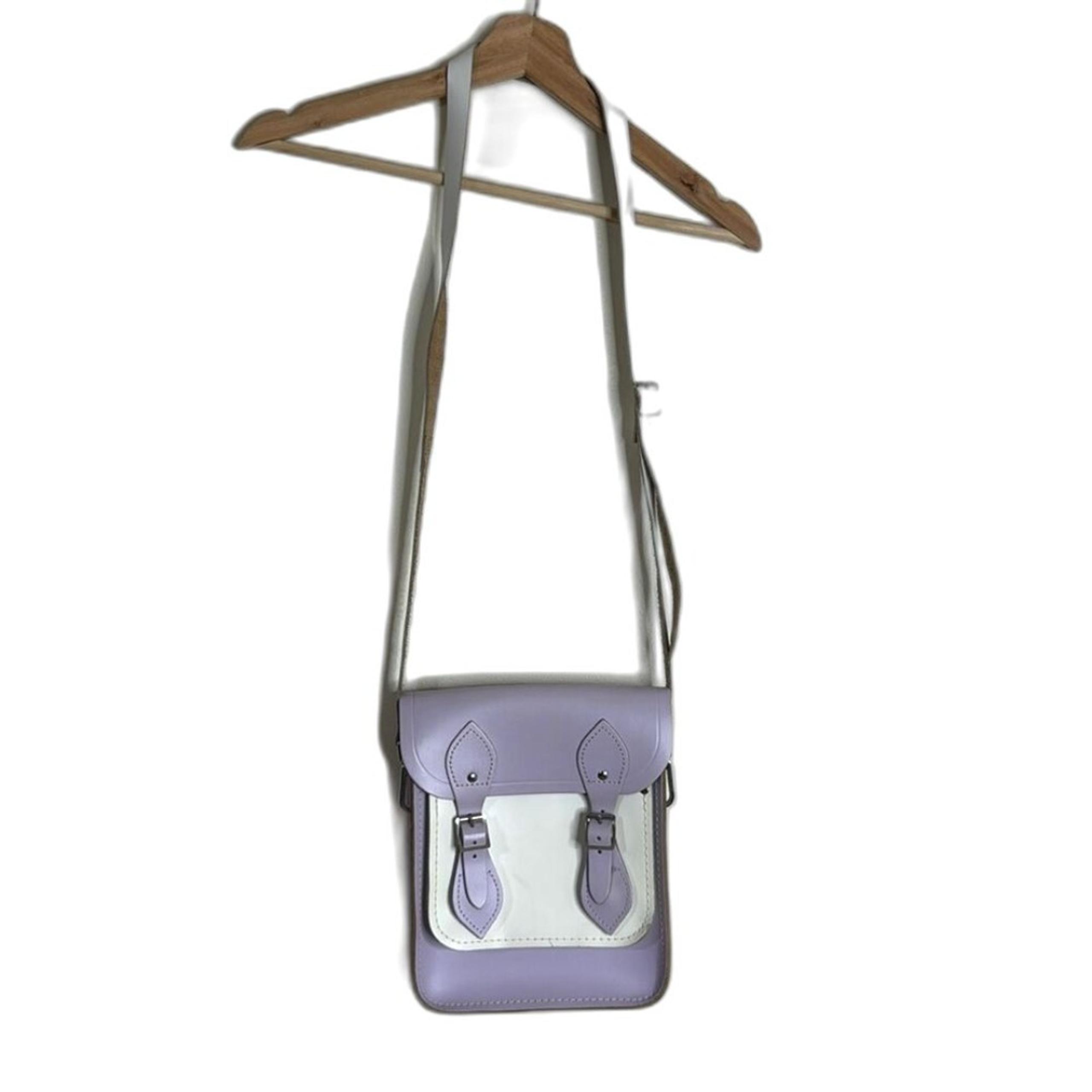 The Cambridge Satchel Company X Chris Benz Lavender Leather Crossbody Bag