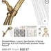 Shower Maxx Elite showerhead in gold -Lifetime warrenty