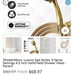 Shower Maxx Elite showerhead in gold -Lifetime warrenty