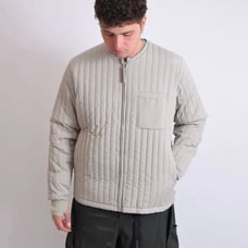 Rains Liner Jacket in Cement NWT