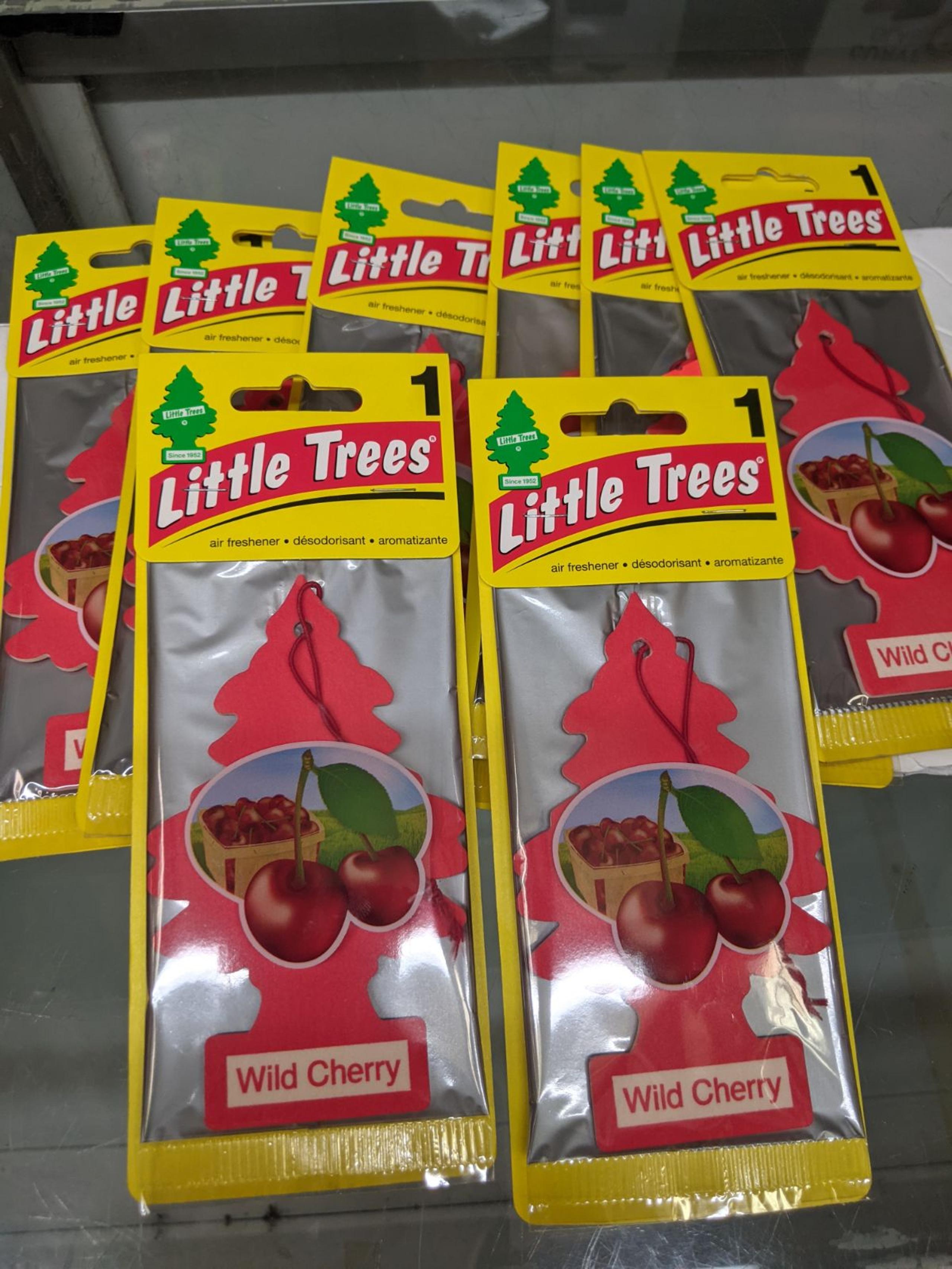 Lot of 8 LITTLE TREE AIR FRESHENERS wild berry