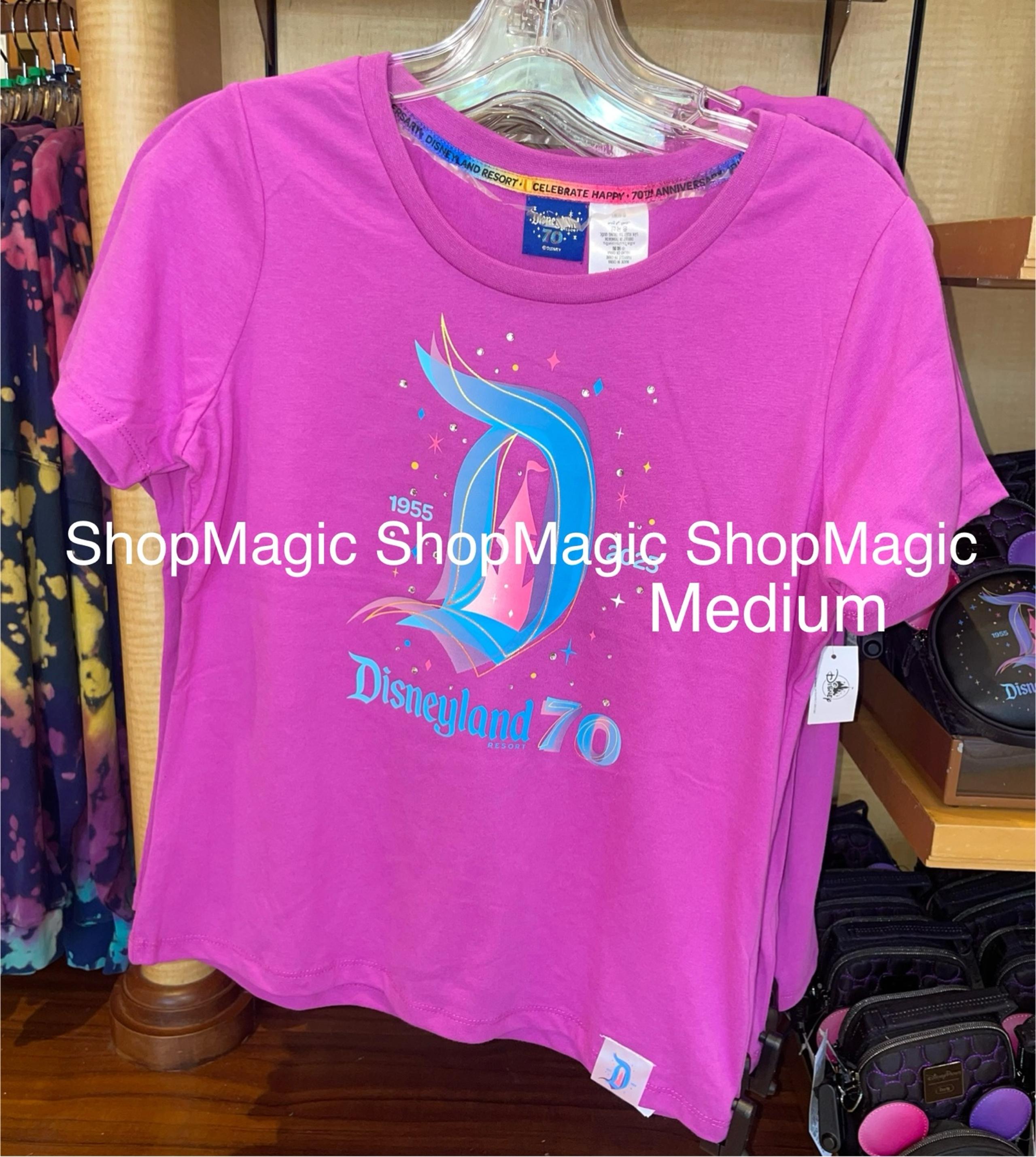 Disney Parks Disneyland Mickey’s 70th Anniversary Pink T-Shirt Medium