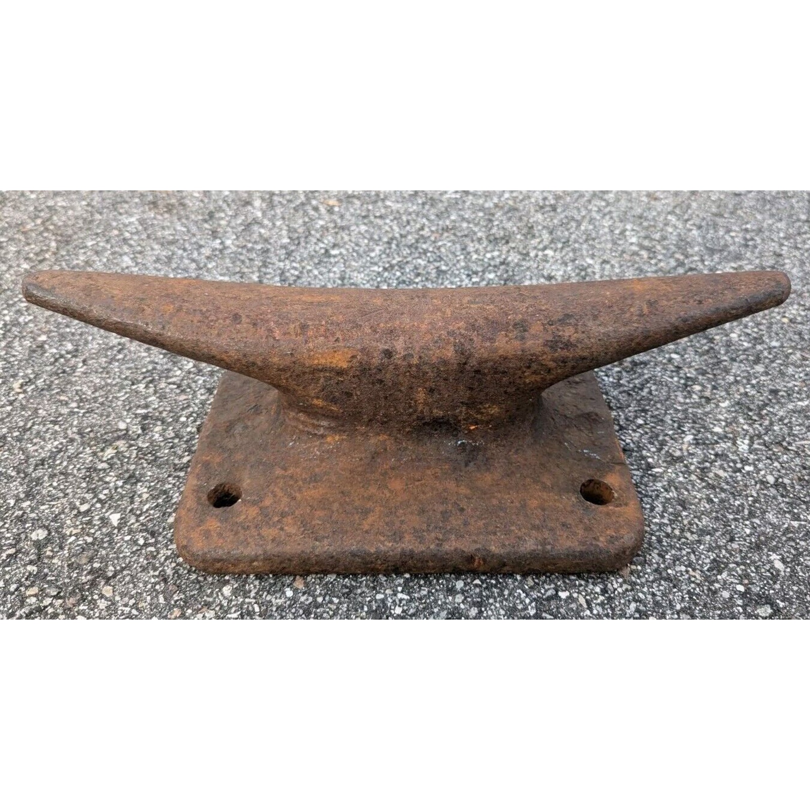 Vintage Metal Boat Dock Cleat Nautical Maritime Tie Down Big & Heavy 40+Lbs