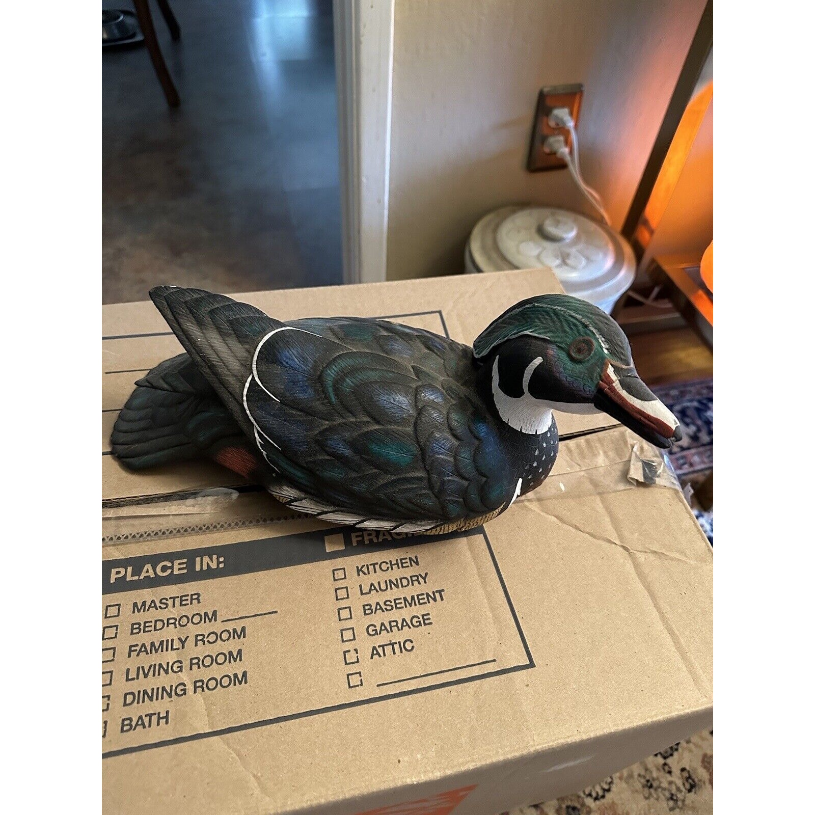 valhalla decoy duck Hand Crafted
