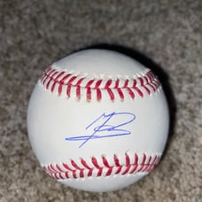 Jurickson Profar signed baseball