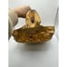 VTG Large Hand Carved Wood Tree Burl Wooden Bowl Basket Handle Shan Mu Tree