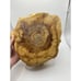 VTG Large Hand Carved Wood Tree Burl Wooden Bowl Basket Handle Shan Mu Tree