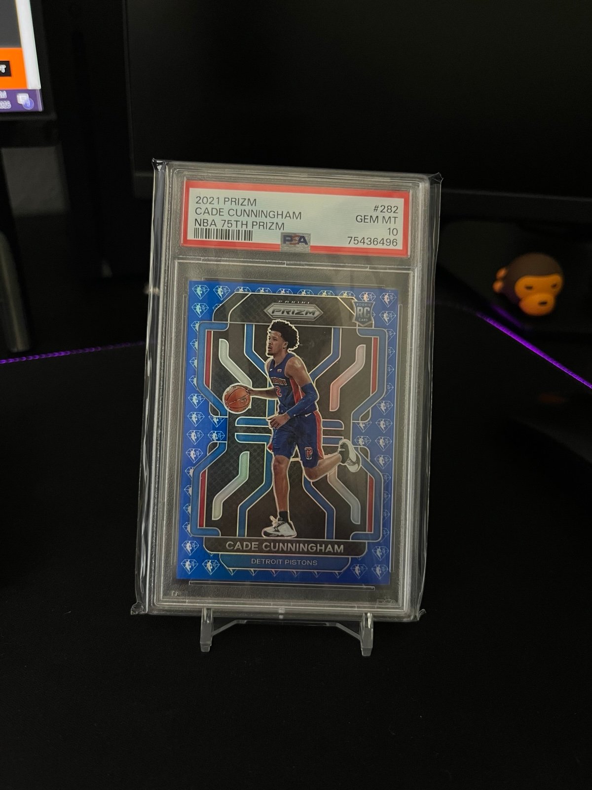 2021 prizm cade cunningham 75th psa 10